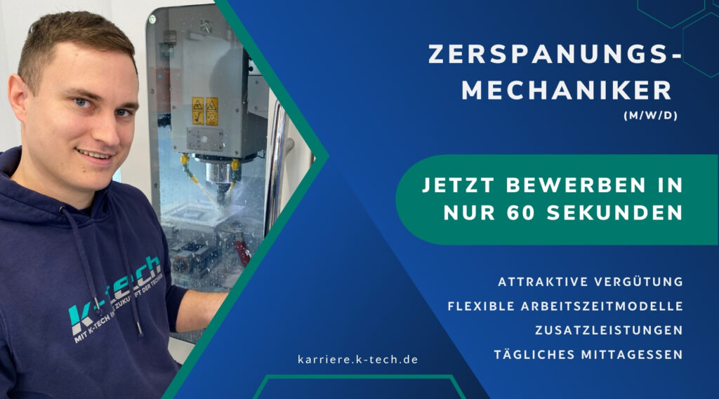 Zerspanungsmechaniker gesucht in Konstanz für eine Vollzeitstelle