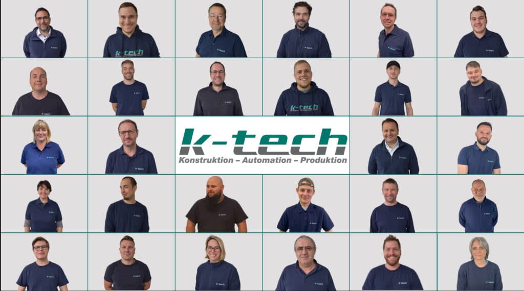 Mitarbeiter Teamfoto von k-tech